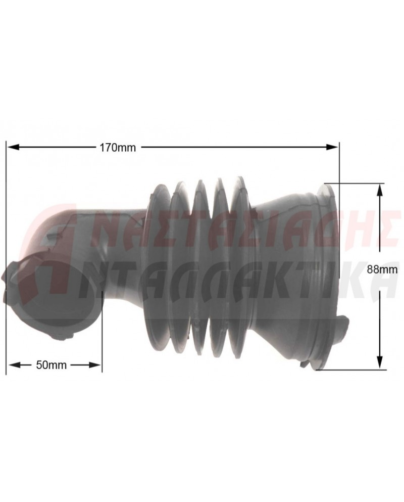 Λάστιχο μεταξύ κάδου και φίλτρου, πλυντηρίου ρούχων