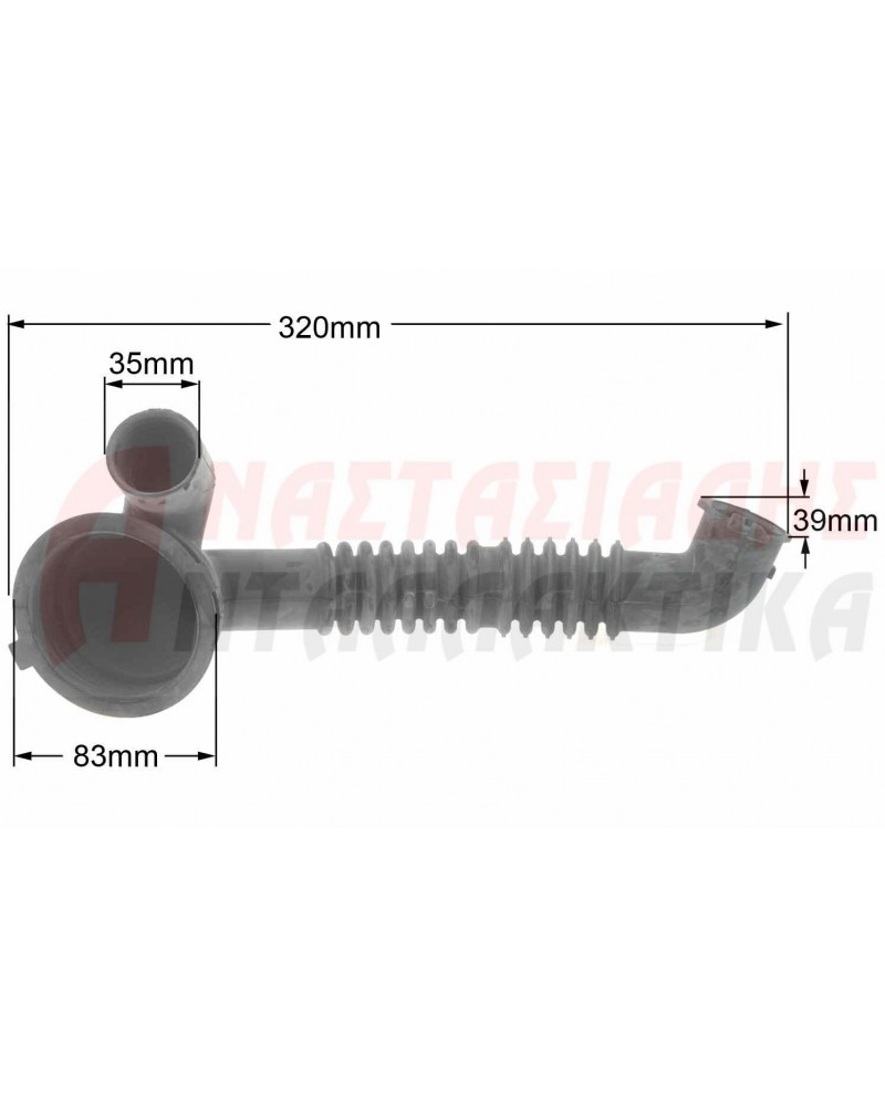 Λάστιχο κάδου - φίλτρου - πιεσοστάτη, πλυντηρίου ρούχων