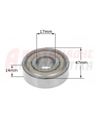 Ρουλεμάν κλειστού τύπου ΖΖ 6303 (17mm x 47mm x 14mm)
