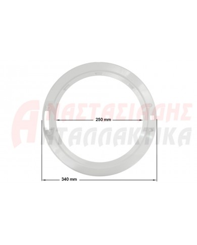 Εσωτερική κορνίζα πόρτας πλυντηρίου ρούχων