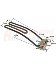 Αντίσταση πλυντηρίου ρούχων (2400W - 220V με τρύπα για σένσορα)