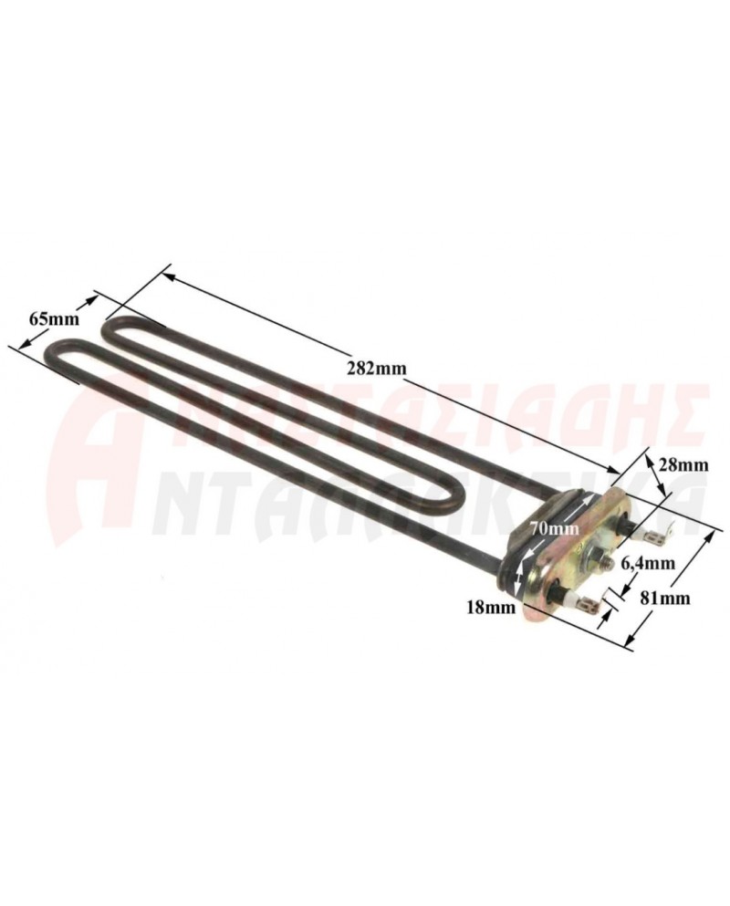 Αντίσταση πλυντηρίου ρούχων (1700 + 1100W - 220V με 4 άκρα)