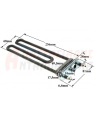 Αντίσταση πλυντηρίου ρούχων (2050W - 220V με τρύπα για σένσορα)