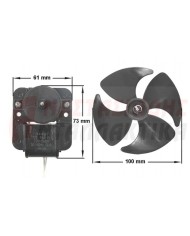 Ανεμιστήρας no frost στην κατάψυξη ψυγείου (220V/1350rpm - Μήκος Άξονα: 3,8εκ.)