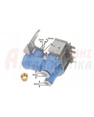 Βαλβίδα διπλή παροχής νερού ψυγείου 220V