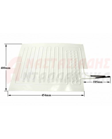 Πλάτη συντήρησης ψυγείου χωρίς τριχοειδή σωλήνα (383mm x 520mm)