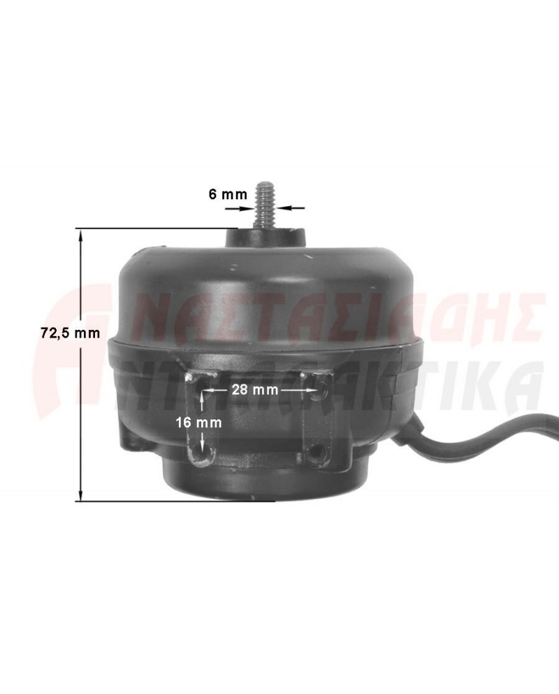 Μοτέρ 4W - 110V  στο κοντένσερ αμερικάνικου ψυγείου