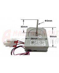 Μοτέρ ανεμιστήρα κατάψυξης ψυγείου (DC, 2W - 12V, 2450rpm, κομπλέ)