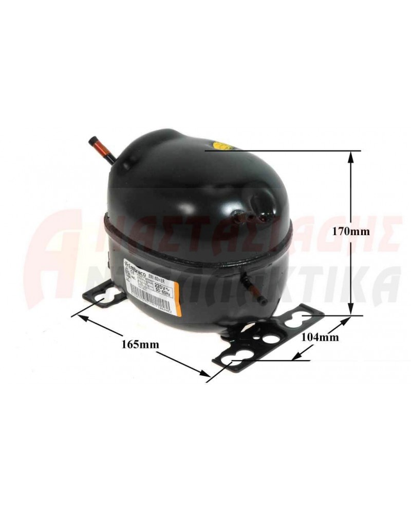 Συμπιεστής ψυγείου R134, BD50F, 2.5cc, 12-24V