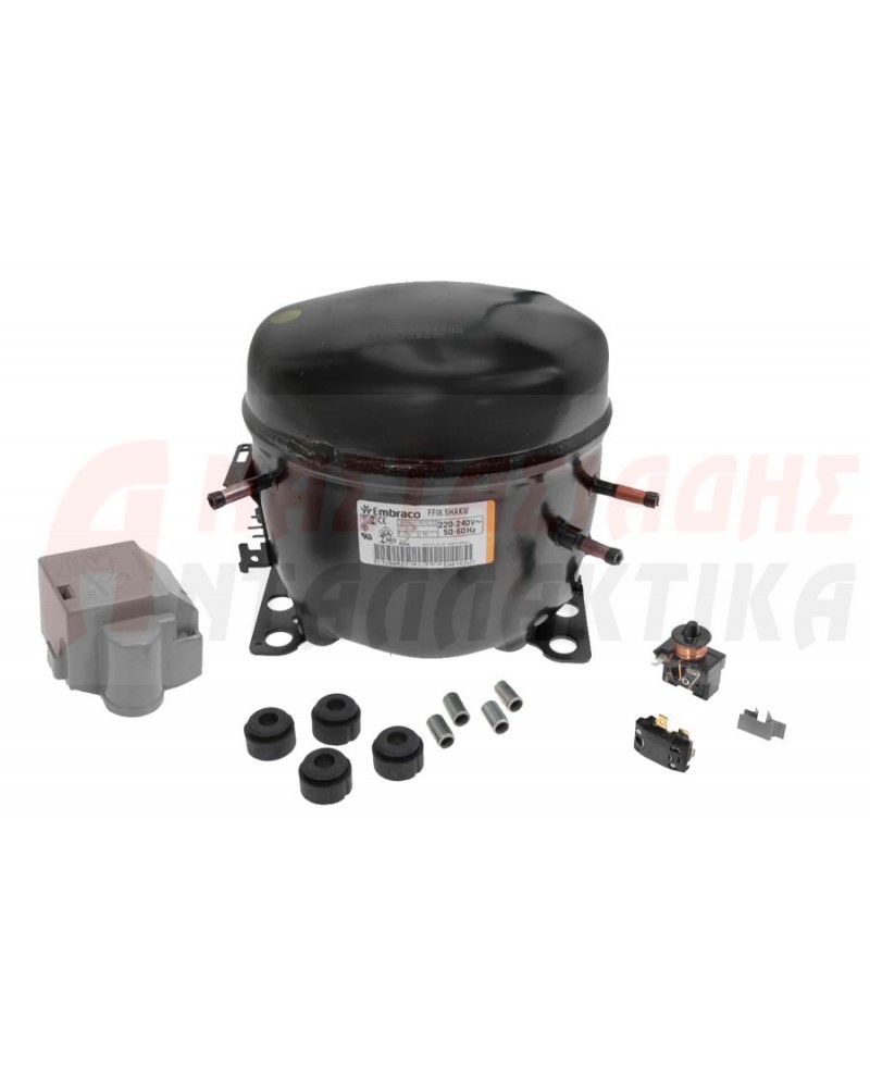 Συμπιεστής ψυγείου R134, 220V, FFI8, 5HAKW, 1/4HP