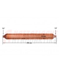 Φίλτρο ψυκτικού κυκλώματος (50gr - 1/4' + 1/4')