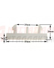 Κλιπ στερέωσης μποτηλιέρας ψυγείου