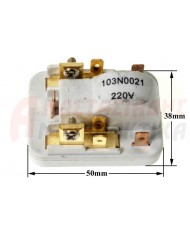 Ρελέ με θερμικό (PTC) 103N0011 συμπιεστή Danfoss 1/12 - 1/3, 220V