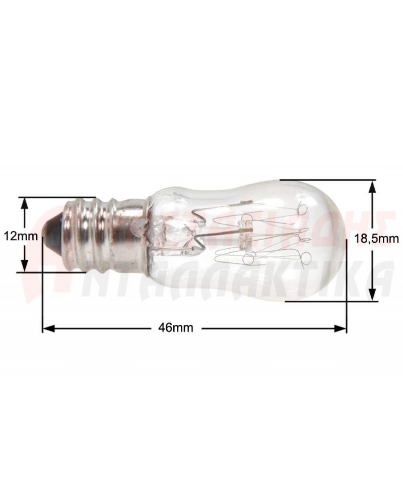 Λαμπτήρας φωτισμού ψυγείου (E12, 10W - 220V)