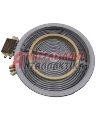 Εστία κεραμική διπλή, Ø200mm, 1700+700W - 220V, με 5 άκρα