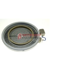 Εστία κεραμική διπλής ζώνης, Ø23cm, 1000+1200W - 220V, με 3 άκρα
