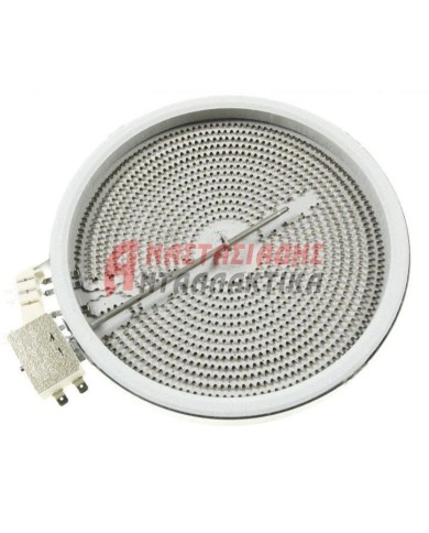 Εστία κεραμική διπλή, Ø230mm, 1000+2000W - 220V, 6 άκρα