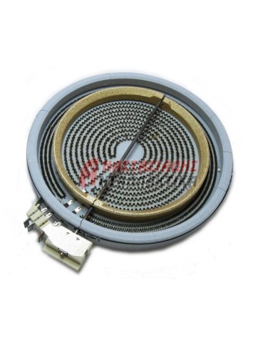 Εστία διπλή κεραμικού πλατώ, 2400W - 220V