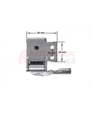 Mεντεσέδες εντοιχισμού ψυγείου (σετ 2 τμχ - άνω και κάτω)