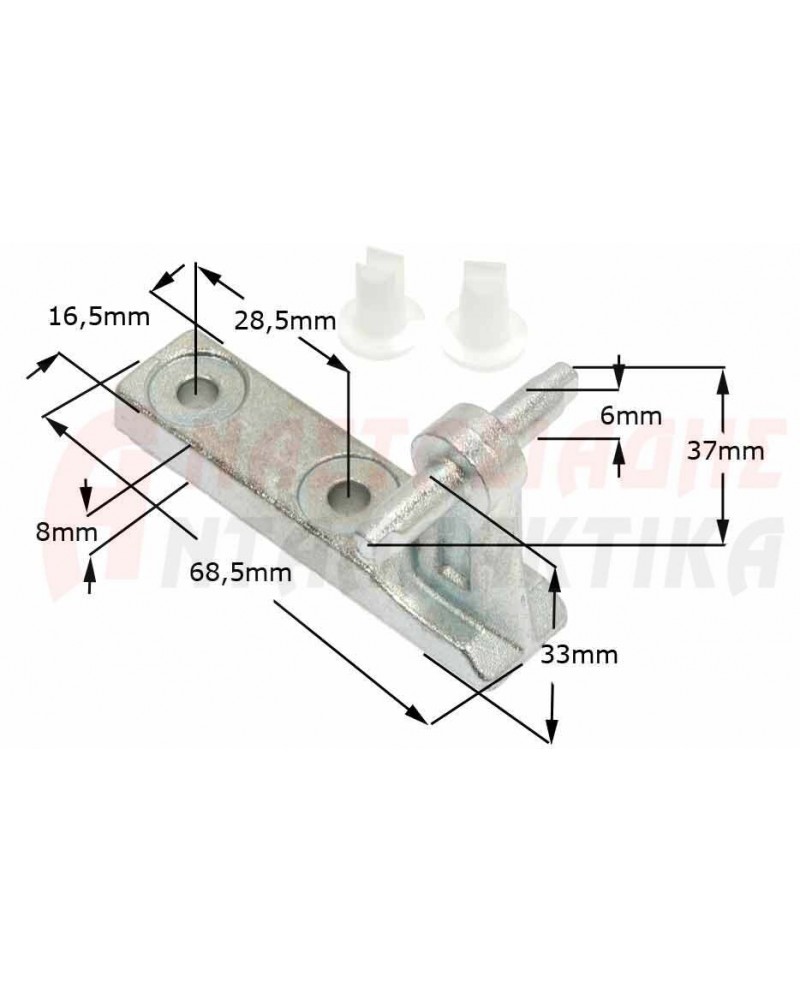 Μεντεσές ψυγείου