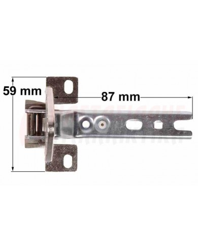 Μεντεσές εντοιχισμού ψυγείου