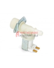 Μονή βαλβίδα πλυντηρίου ρούχων πιάτων (220V, ευθεία, Φ12)