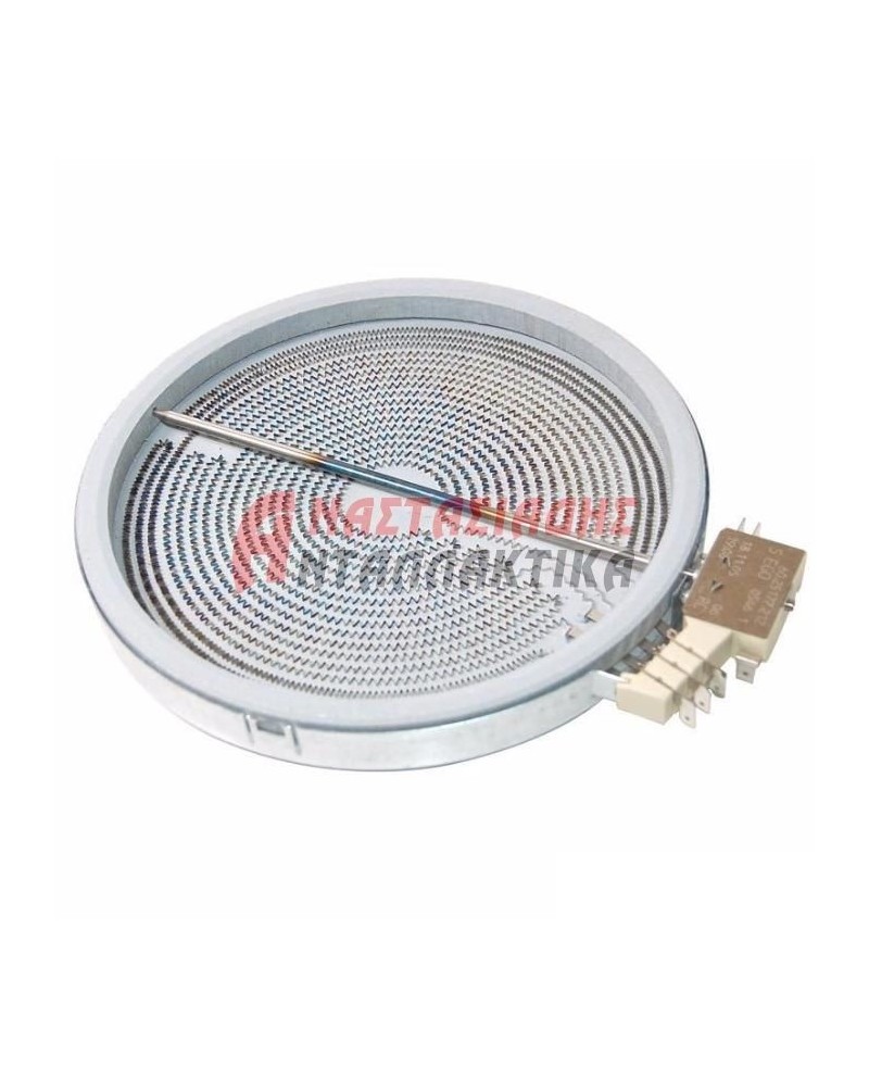 Εστία κεραμικού πλατώ, Ø230mm, 2300W - 220V (με 6 άκρα)